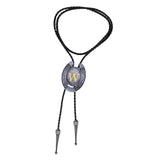 Maxbell Stylish Bolo Tie PU Leather Jewelry Shirt Neck Ties Clothing Accessory W