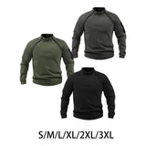 Maxbell Men Jacket Zipper Pullover Sweatshirt Clothes Thermal Fashion for Fishing Dark Gray S