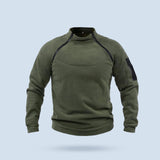 Maxbell Men Jacket Zipper Pullover Sweatshirt Clothes Thermal Fashion for Fishing Green XL