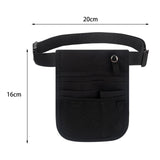 Maxbell Portable Nurse Organizer Belt Waist Bag Nursing Tool Bag Pouch Storage Black