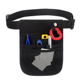 Maxbell Portable Nurse Organizer Belt Waist Bag Nursing Tool Bag Pouch Storage Black