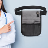 Maxbell Portable Nurse Organizer Belt Waist Bag Nursing Tool Bag Pouch Storage Gray
