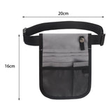 Maxbell Portable Nurse Organizer Belt Waist Bag Nursing Tool Bag Pouch Storage Gray