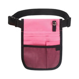Maxbell Portable Nurse Organizer Belt Waist Bag Nursing Tool Bag Pouch Storage Pink