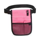 Maxbell Portable Nurse Organizer Belt Waist Bag Nursing Tool Bag Pouch Storage Pink