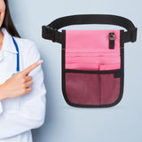 Maxbell Portable Nurse Organizer Belt Waist Bag Nursing Tool Bag Pouch Storage Pink