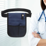 Maxbell Portable Nurse Organizer Belt Waist Bag Nursing Tool Bag Pouch Storage Dark Blue