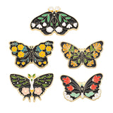 Maxbell 5x Fashion Butterfly Brooch Pin Lapel Pins Decor for Scarf Holiday Wedding