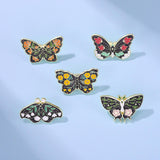 Maxbell 5x Fashion Butterfly Brooch Pin Lapel Pins Decor for Scarf Holiday Wedding