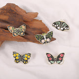 Maxbell 5x Fashion Butterfly Brooch Pin Lapel Pins Decor for Scarf Holiday Wedding