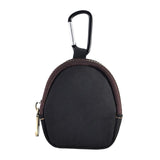Maxbell Small Coin Purse Fashion Zipper Casual Key Purse for Outdoor Travel Earbud Black