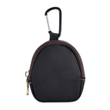 Maxbell Small Coin Purse Fashion Zipper Casual Key Purse for Outdoor Travel Earbud Black