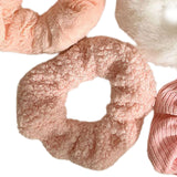 Maxbell 7x Women Hair Ties Scrunchies Ponytail Holder for Girls Wedding pink