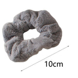 Maxbell 7x Women Hair Ties Scrunchies Ponytail Holder for Girls Wedding gray