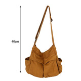 Maxbell Shoulder Bag Canvas Adjustable Shoulder Strap Anti Soft for Shopping