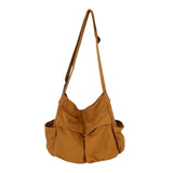 Maxbell Shoulder Bag Canvas Adjustable Shoulder Strap Anti Soft for Shopping