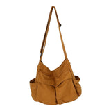Maxbell Shoulder Bag Canvas Adjustable Shoulder Strap Anti Soft for Shopping