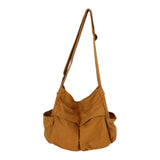 Maxbell Shoulder Bag Canvas Adjustable Shoulder Strap Anti Soft for Shopping