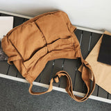 Maxbell Shoulder Bag Canvas Adjustable Shoulder Strap Anti Soft for Shopping