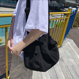 Maxbell Multifunction Canvas Hobo Bag Durable Women Men Vintage Style for Work Beach Black