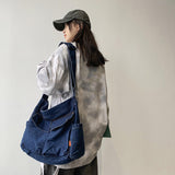 Maxbell Durable Hobo Bag Casual Tote Stylish Handbag Multipurpose for Trip Work Gym Dark Blue