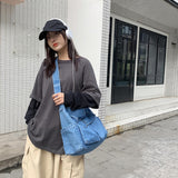 Maxbell Durable Hobo Bag Casual Tote Stylish Handbag Multipurpose for Trip Work Gym Light Blue