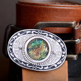 Maxbell Retro Style Western Belt Buckle Stone Accessory Tribal Cowgirl Men Jeans styled