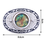 Maxbell Retro Style Western Belt Buckle Stone Accessory Tribal Cowgirl Men Jeans styled