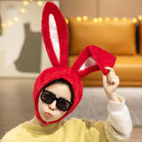 Maxbell Rabbit Hat Long Ears Photo Props Headgear Dress up Hat Ornament