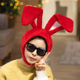 Maxbell Rabbit Hat Long Ears Photo Props Headgear Dress up Hat Ornament