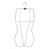 Maxbell Body Shape Bikini Swimsuit Hanger Dress Lingerie Wardrobe Organizer Rack Rose Aureate