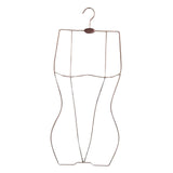 Maxbell Body Shape Bikini Swimsuit Hanger Dress Lingerie Wardrobe Organizer Rack Rose Aureate