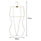 Maxbell Body Shape Bikini Swimsuit Hanger Dress Lingerie Wardrobe Organizer Rack Aureate