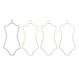 Maxbell Swimsuit Hanger Robes Outfits Dress Beachwear Rack for Laundry Closet Black