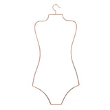 Maxbell Swimsuit Hanger Robes Outfits Dress Beachwear Rack for Laundry Closet Rose Aureate