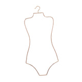 Maxbell Swimsuit Hanger Robes Outfits Dress Beachwear Rack for Laundry Closet Rose Aureate
