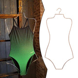 Maxbell Swimsuit Hanger Robes Outfits Dress Beachwear Rack for Laundry Closet Rose Aureate