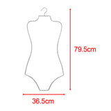 Maxbell Swimsuit Hanger Robes Outfits Dress Beachwear Rack for Laundry Closet Argent