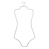 Maxbell Swimsuit Hanger Robes Outfits Dress Beachwear Rack for Laundry Closet Argent