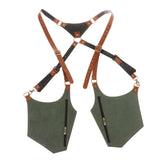 Maxbell Underarm Shoulder Bag for Cosplay Accessories Fishing Outdoor Activities Green