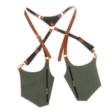 Maxbell Underarm Shoulder Bag for Cosplay Accessories Fishing Outdoor Activities Green