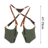 Maxbell Underarm Shoulder Bag for Cosplay Accessories Fishing Outdoor Activities Green