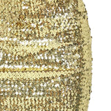 Maxbell Fashion Women Skirts Girl Mini Sequin Short Bling Wrap Skirt Streetwear Aureate