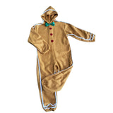 Maxbell Christmas Outfit Child Gingerbread Man Costume for Pretend Play Holiday S