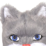 Maxbell Plush Cat Mask Half Eye Mask for Festival Costume Cosplay Accessories