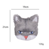 Maxbell Plush Cat Mask Half Eye Mask for Festival Costume Cosplay Accessories