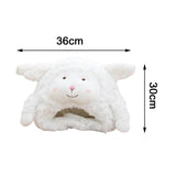 Maxbell Women Men Headwear Head Warmer Sheep Hat for Stage Performance