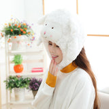 Maxbell Women Men Headwear Head Warmer Sheep Hat for Stage Performance