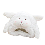 Maxbell Women Men Headwear Head Warmer Sheep Hat for Stage Performance