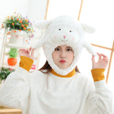 Maxbell Women Men Headwear Head Warmer Sheep Hat for Stage Performance